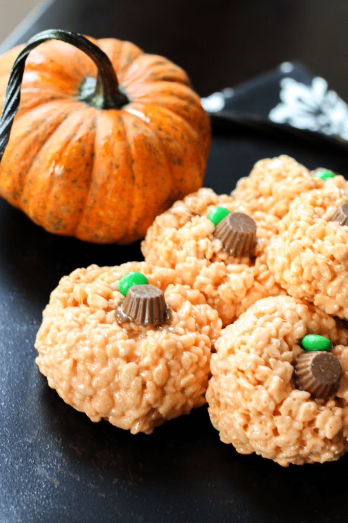 Rice Krispie Pumpkins