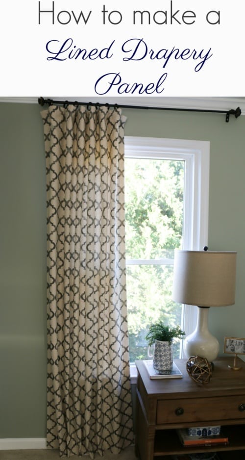 The (EASY) way to make pleated curtain panels using clip rings - MW Designs