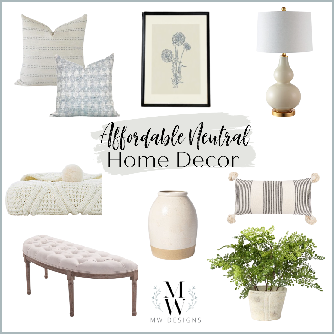 Adorable & Affordable Home Decor